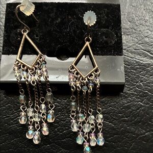 Elegant Crystal Dangle Earrings